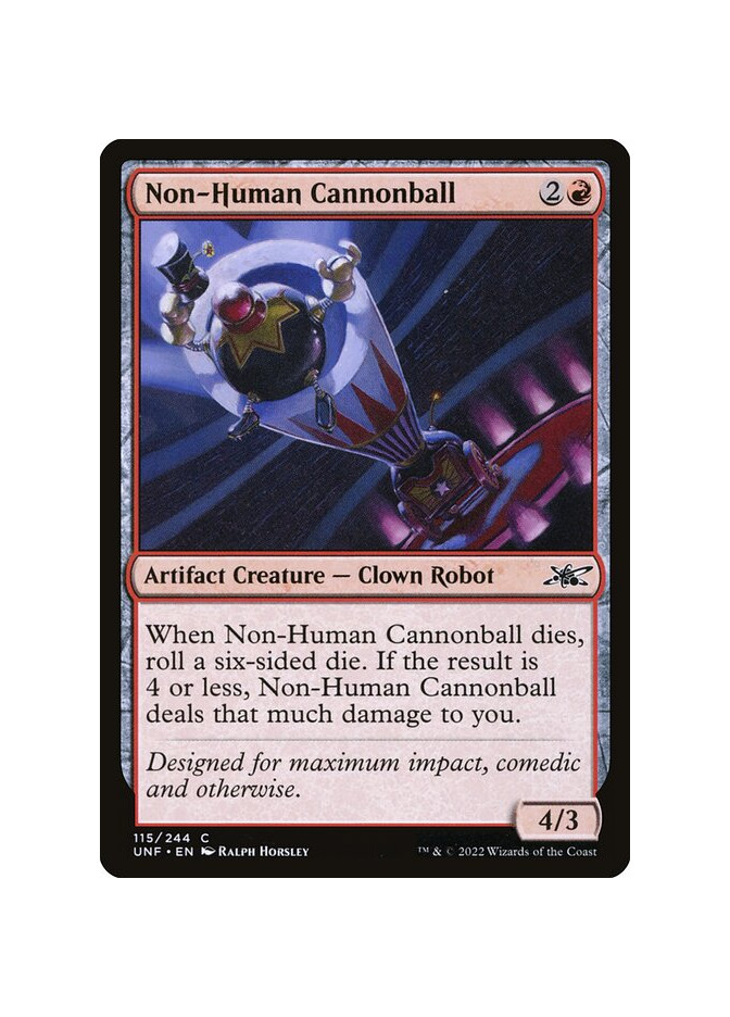Non-Human Cannonball