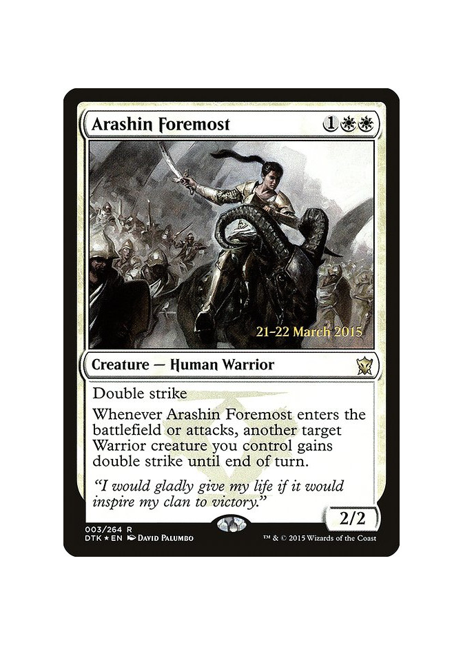 Arashin Foremost - Foil