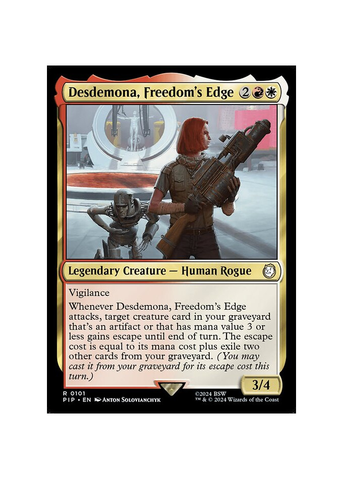 Desdemona, Freedom's Edge