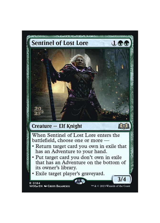 Sentinel of Lost Lore - Foil