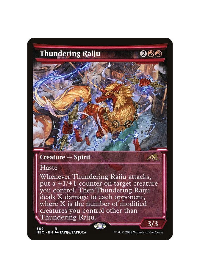 Thundering Raiju - Foil