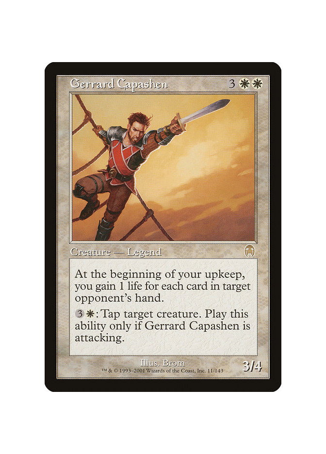 Gerrard Capashen - Foil