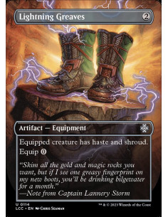 Lightning Greaves - Foil