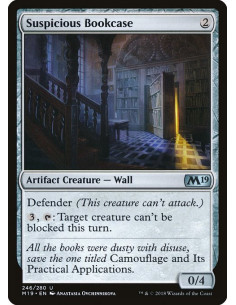 Suspicious Bookcase - Foil