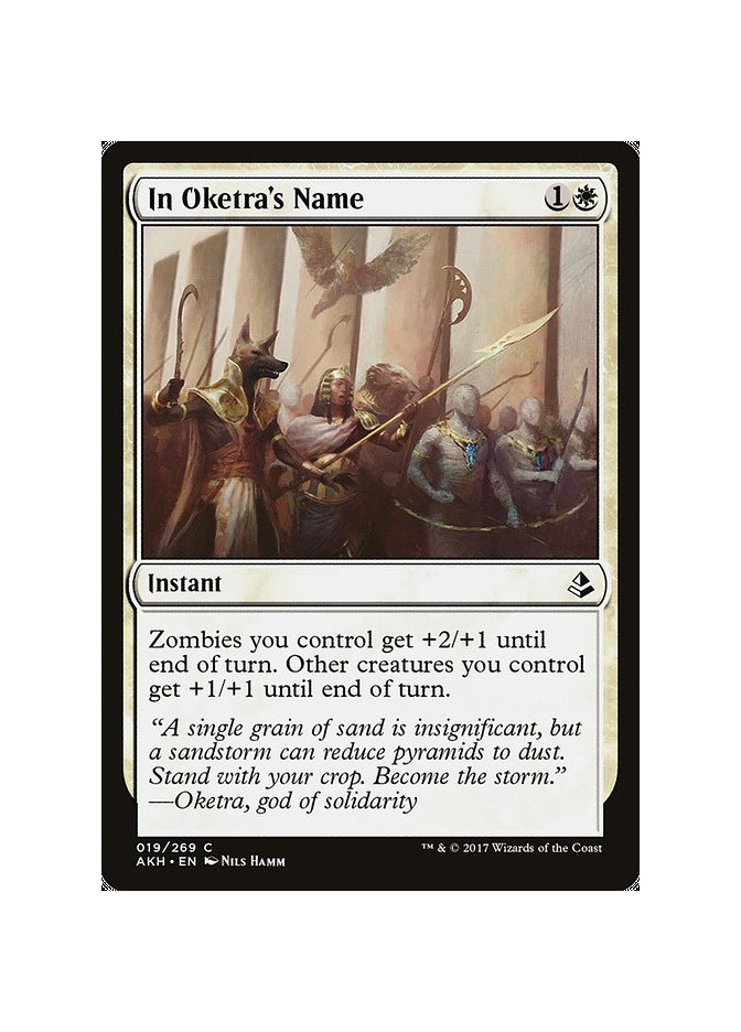In Oketra's Name - Foil