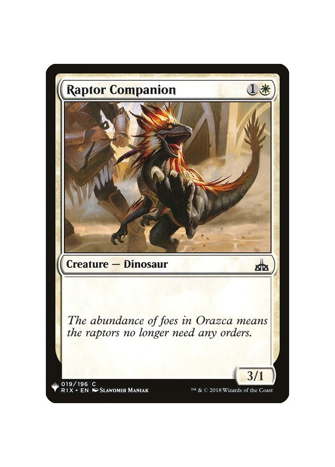 Raptor Companion