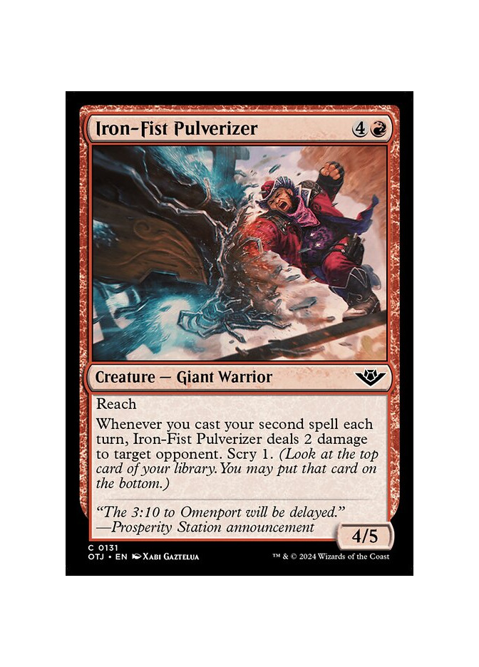 Iron-Fist Pulverizer - Foil
