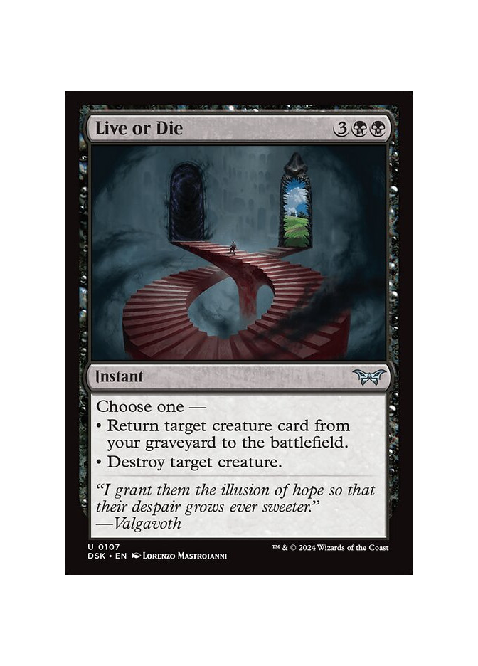 Live or Die - Foil