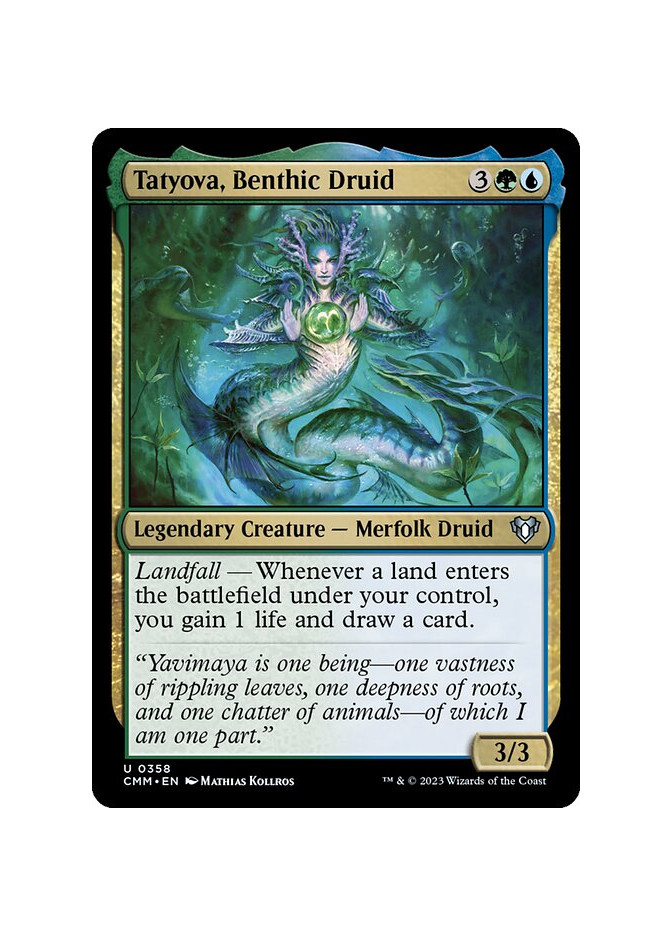 Tatyova, Benthic Druid - Foil