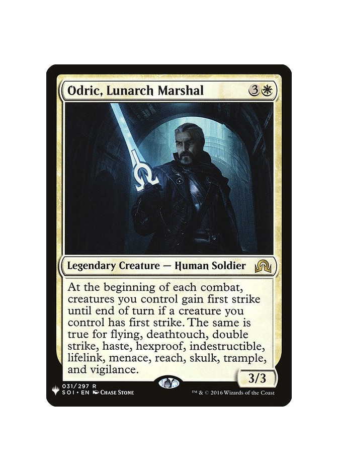 Odric, Lunarch Marshal