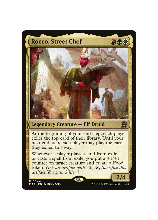 Rocco, Street Chef