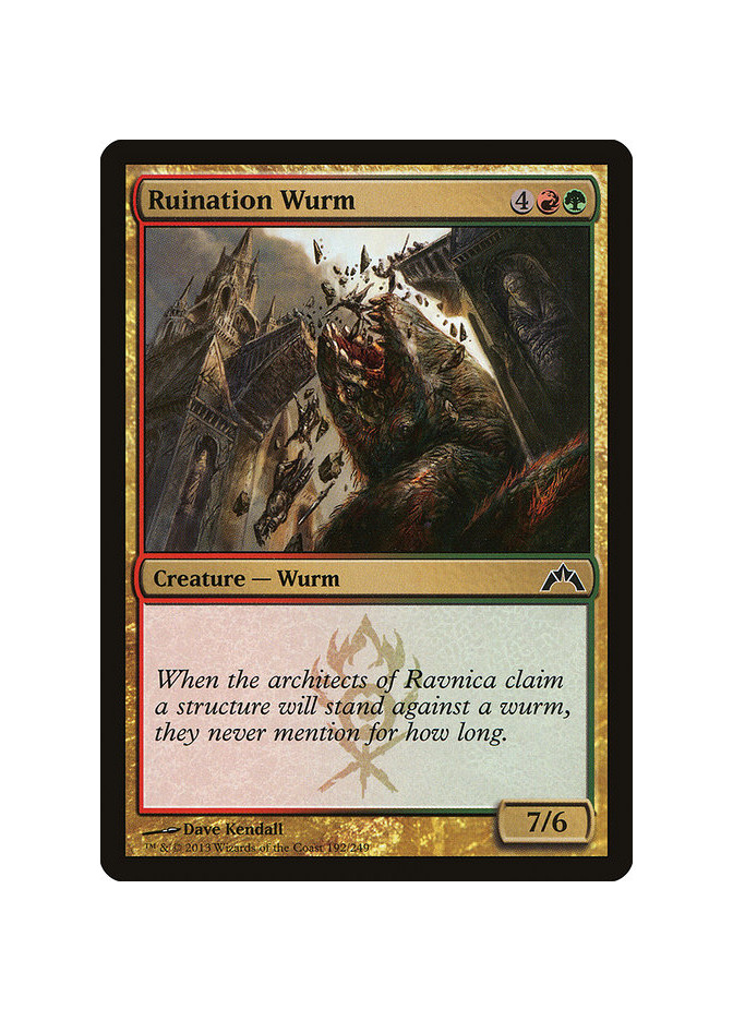 Ruination Wurm - Foil