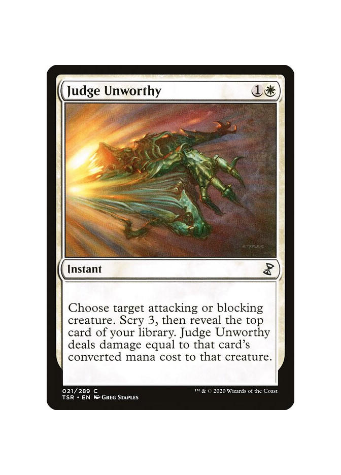 Judge Unworthy - Foil