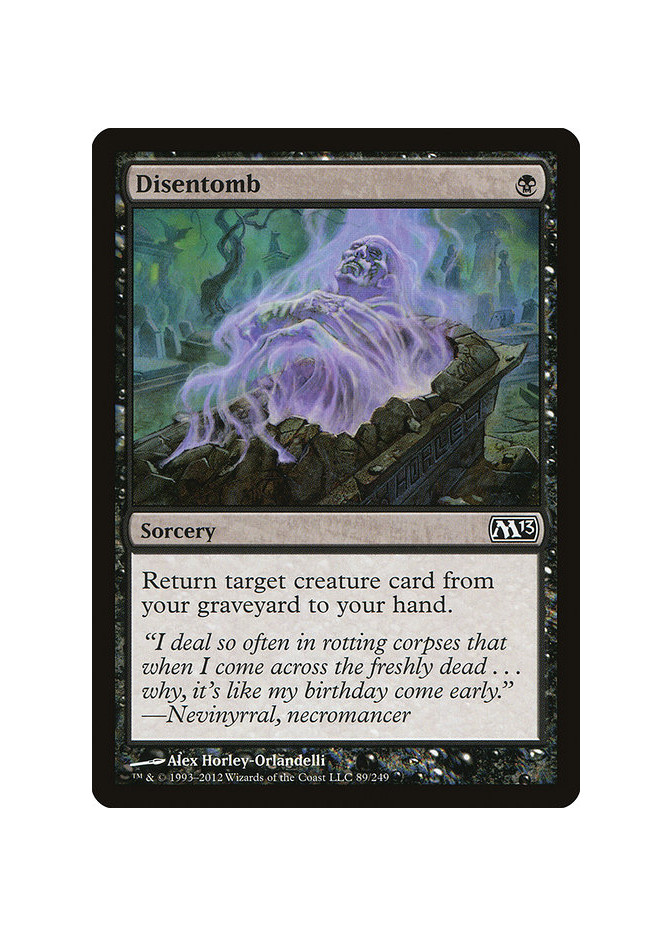 Disentomb