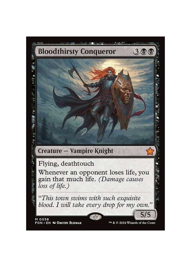 Bloodthirsty Conqueror - Foil