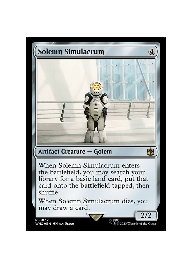 Solemn Simulacrum - Foil