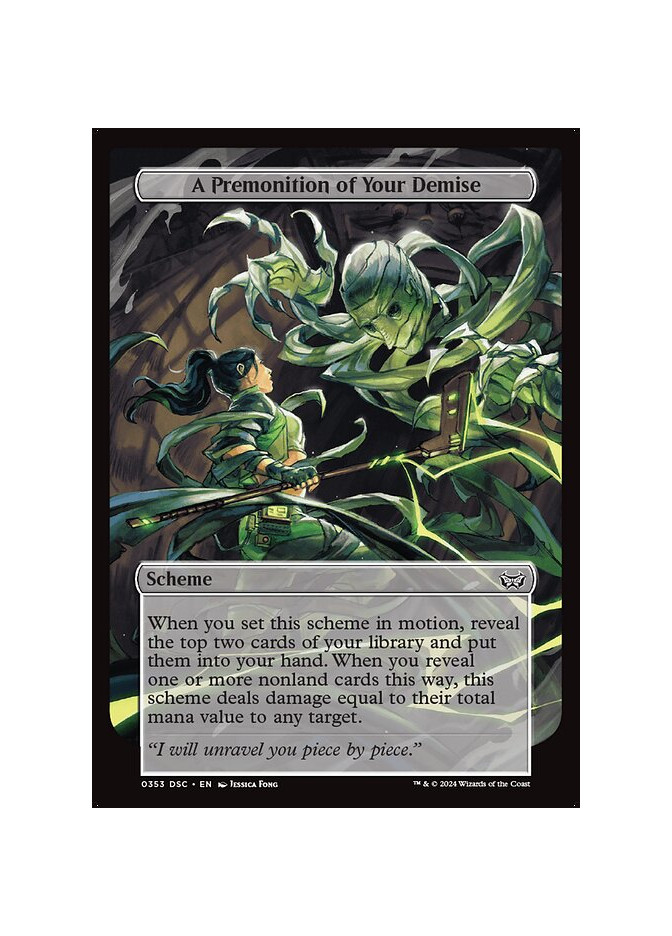 A Premonition of Your Demise