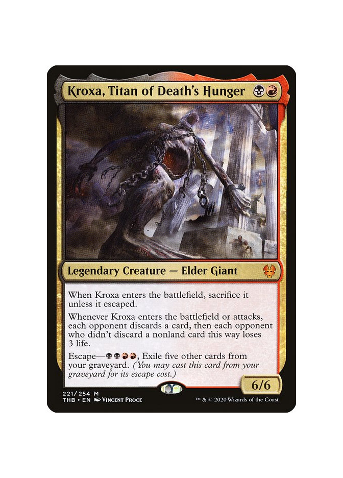 Kroxa, Titan of Death's Hunger - Foil