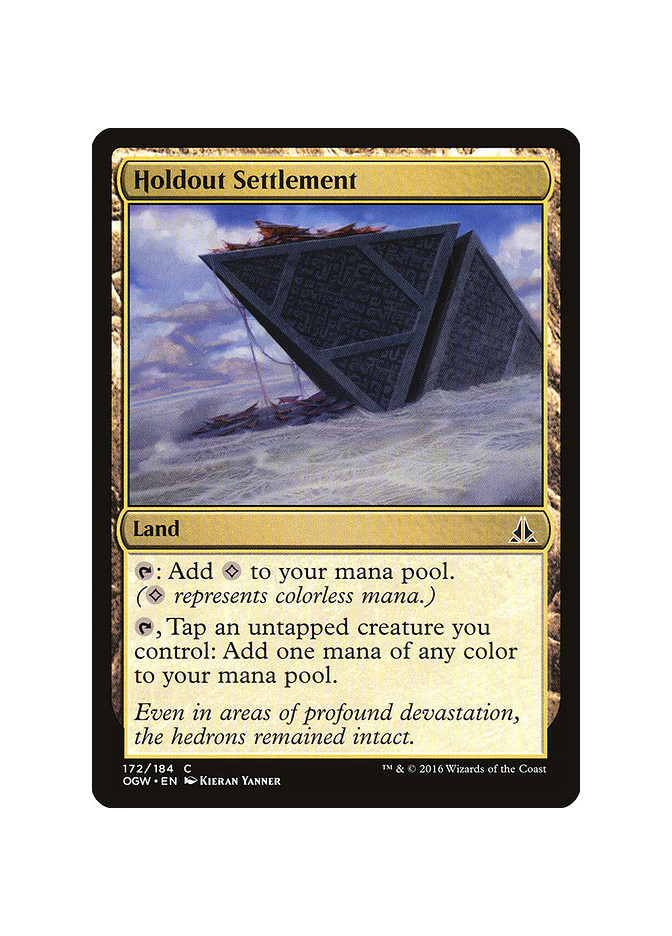 Holdout Settlement - Foil