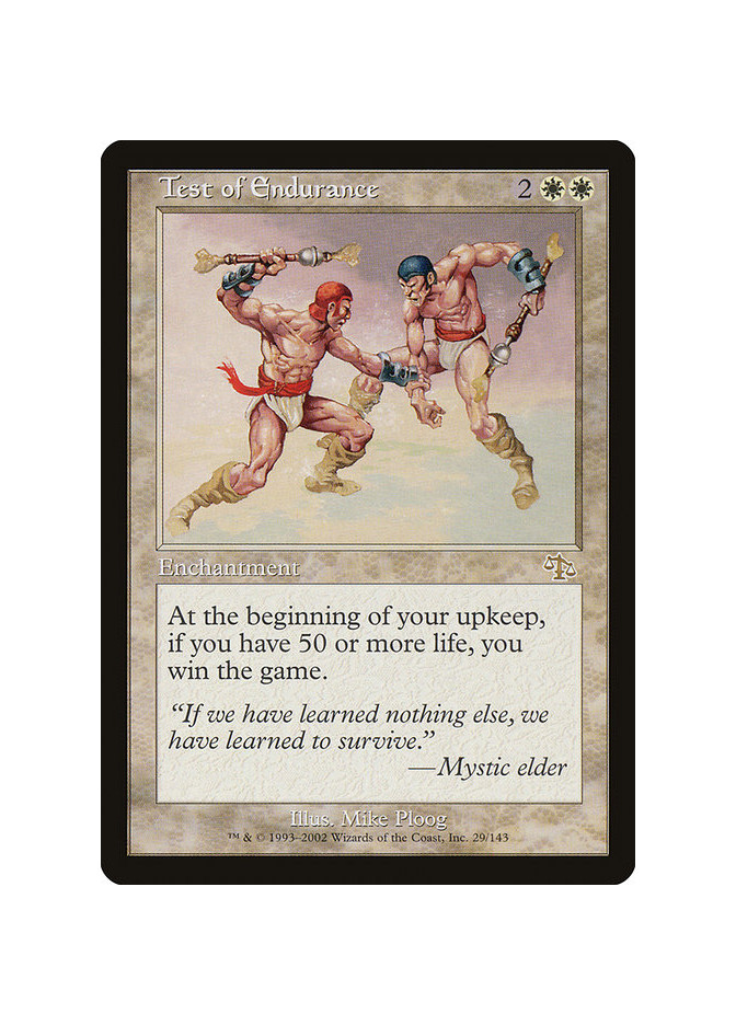 Test of Endurance - Foil