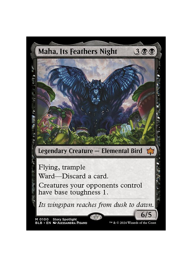 Maha, Its Feathers Night