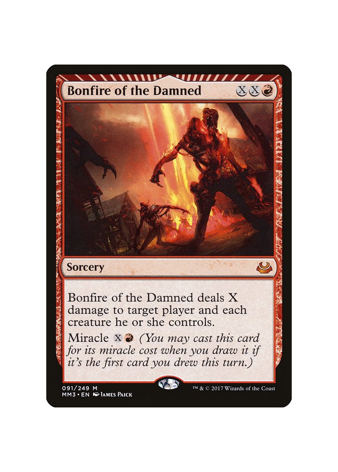 Bonfire of the Damned - Foil
