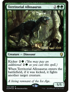 Territorial Allosaurus - Foil