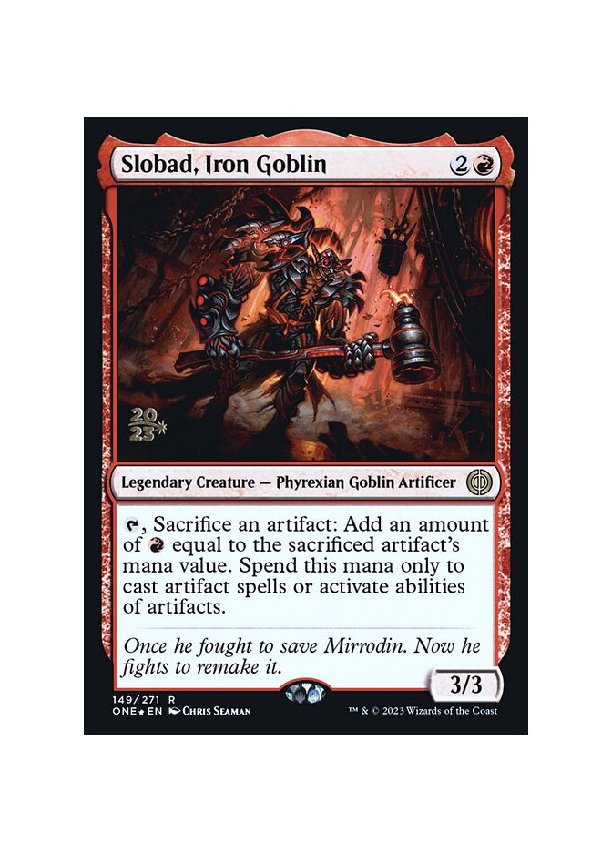 Slobad, Iron Goblin - Foil