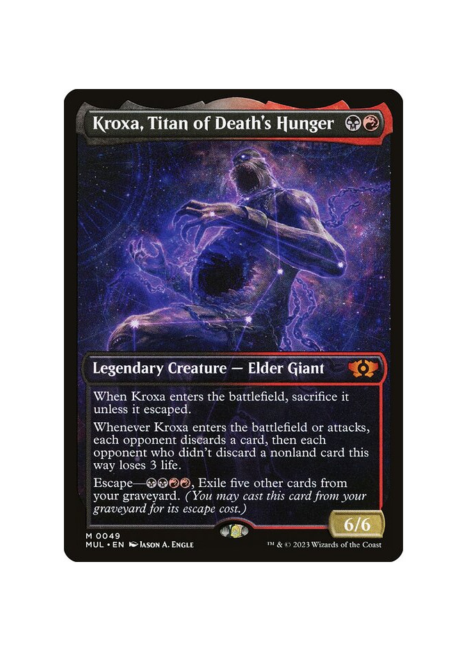 Kroxa, Titan of Death's Hunger - Foil