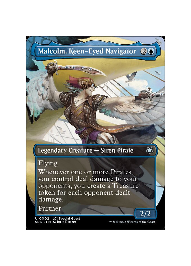Malcolm, Keen-Eyed Navigator - Foil