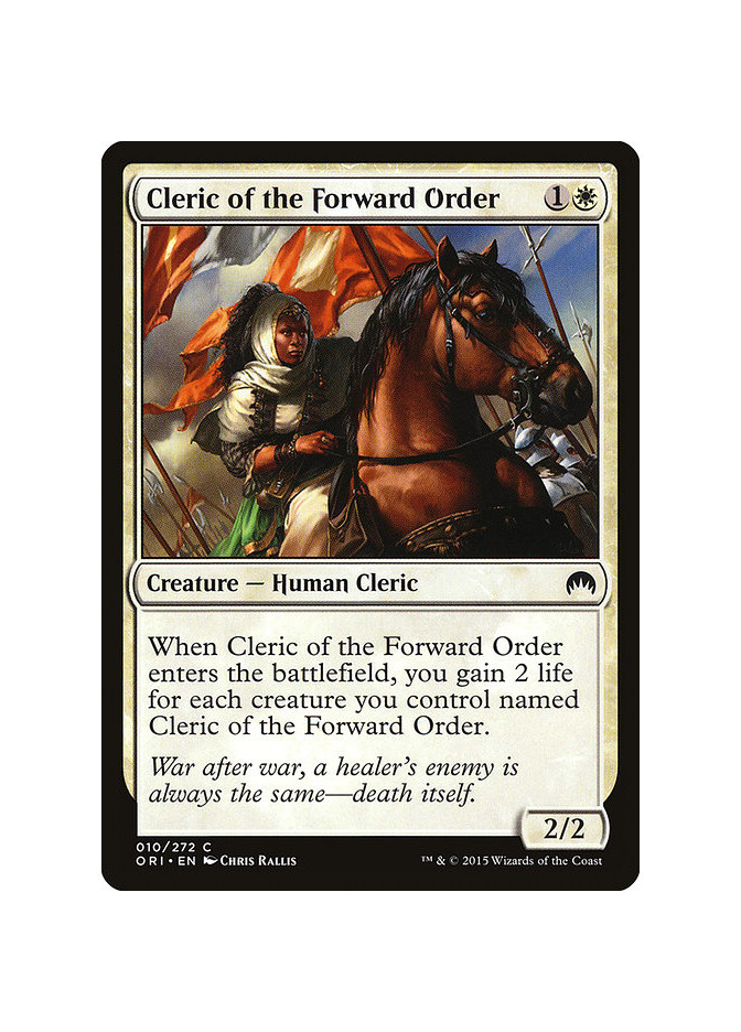 Cleric of the Forward Order - Foil