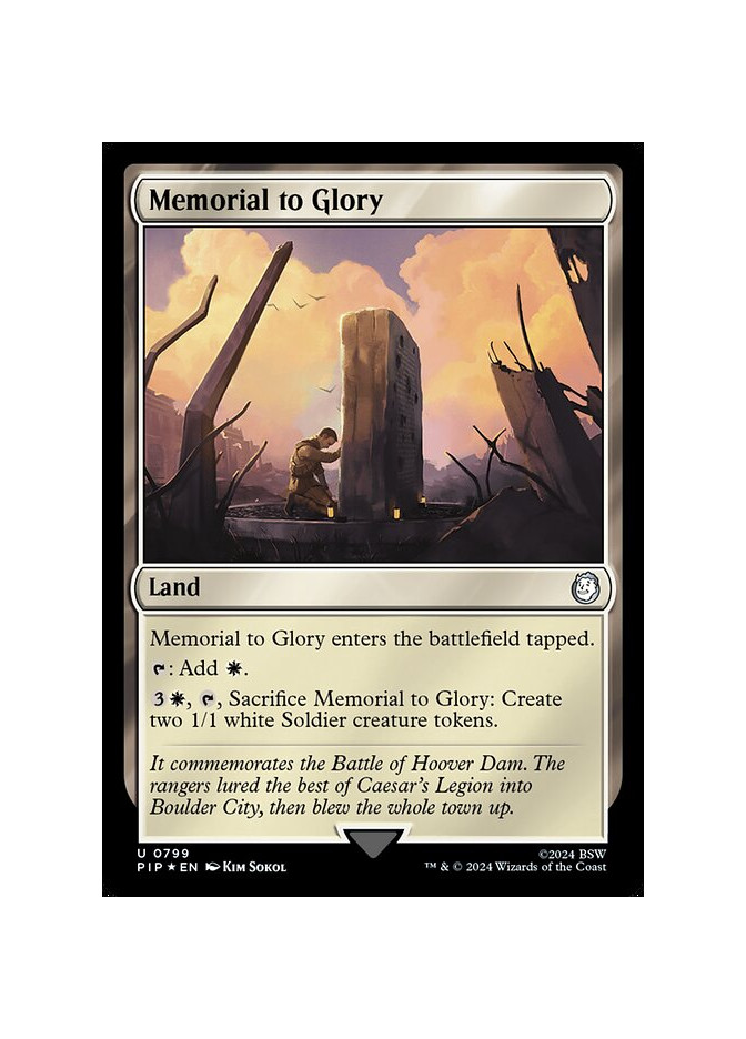 Memorial to Glory - Foil