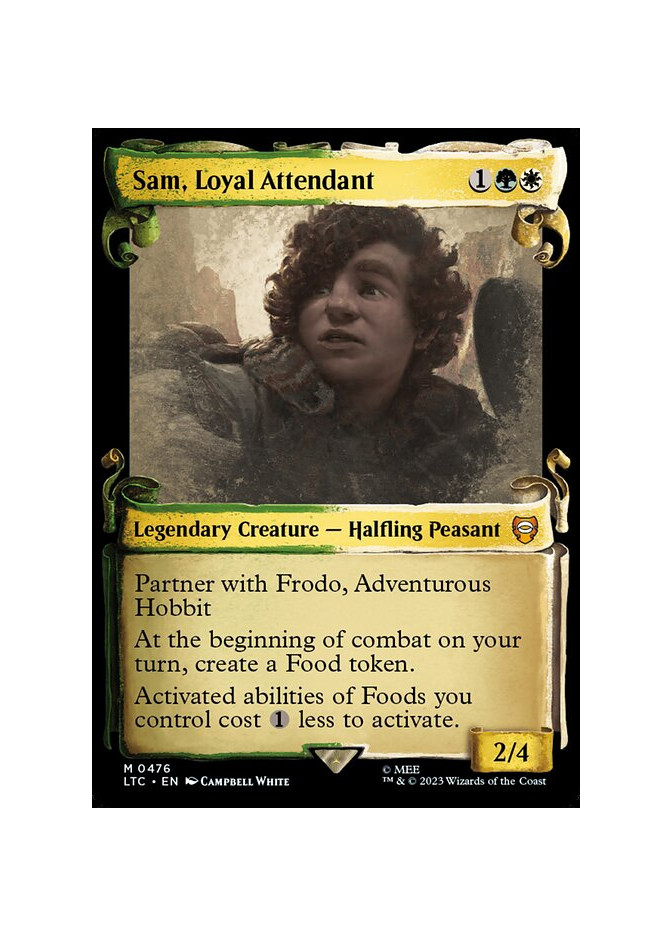 Sam, Loyal Attendant