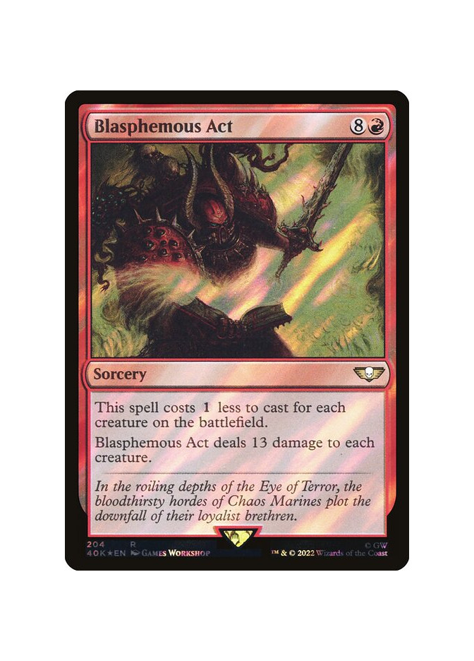 Blasphemous Act - Foil