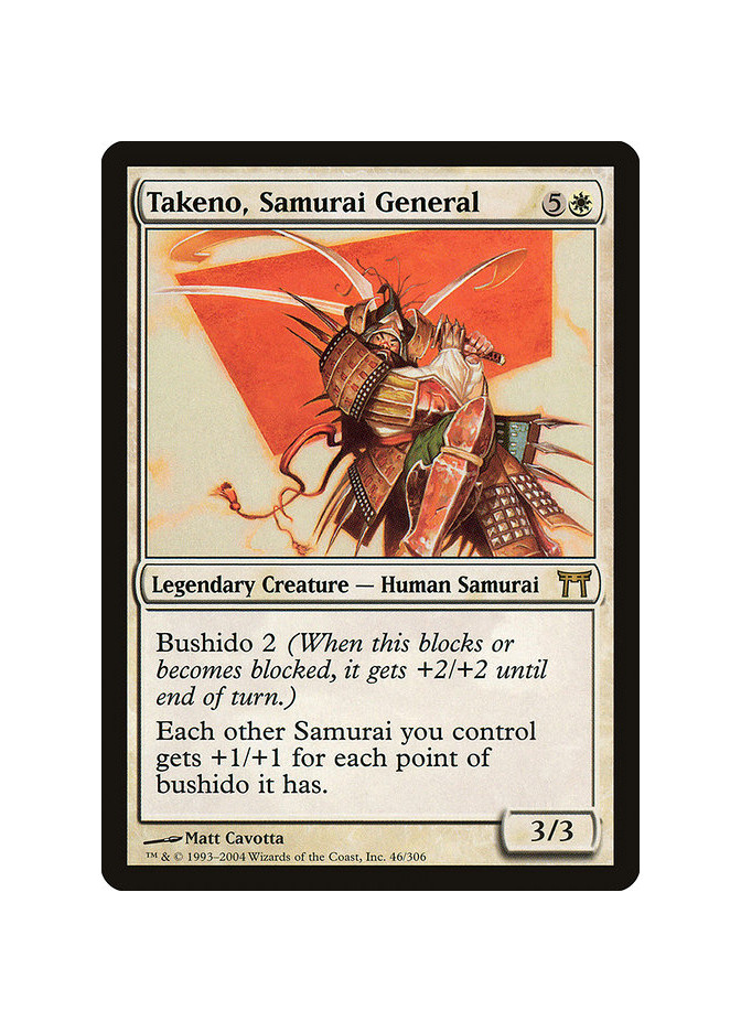 Takeno, Samurai General - Foil