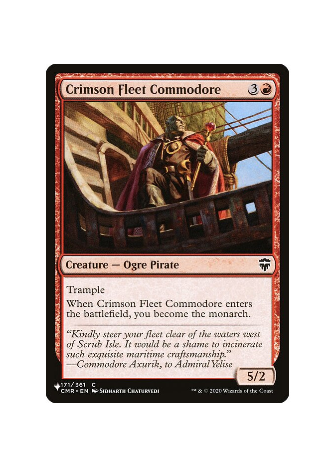 Crimson Fleet Commodore