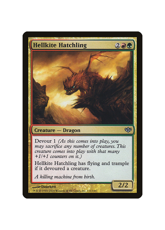 Hellkite Hatchling - Foil