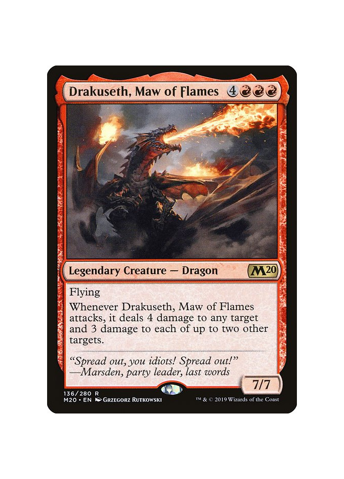 Drakuseth, Maw of Flames - Foil
