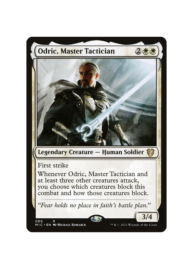 Odric, Master Tactician