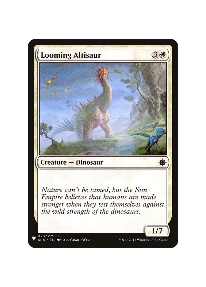 Looming Altisaur