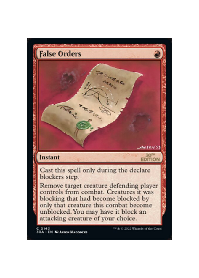 False Orders