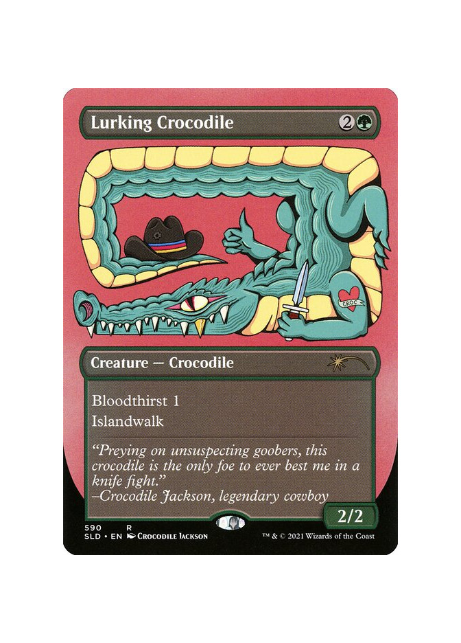 Lurking Crocodile