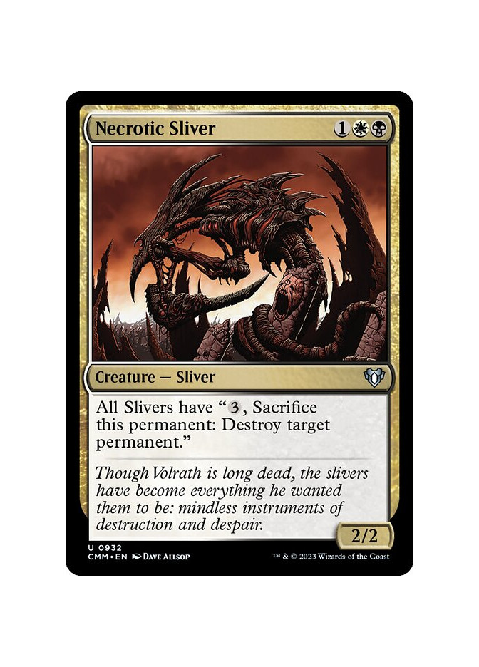 Necrotic Sliver