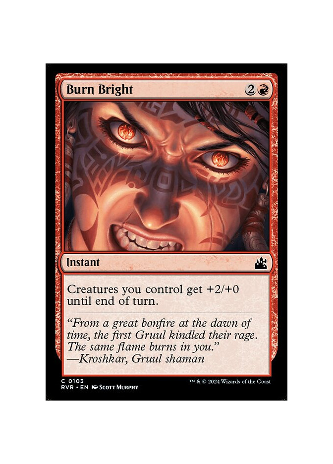 Burn Bright - Foil