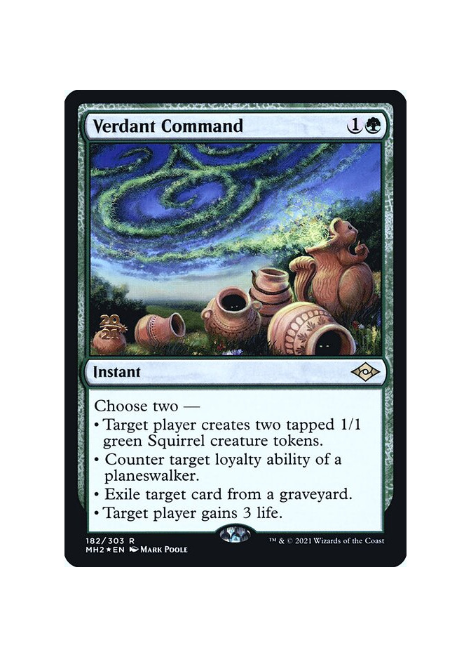 Verdant Command - Foil