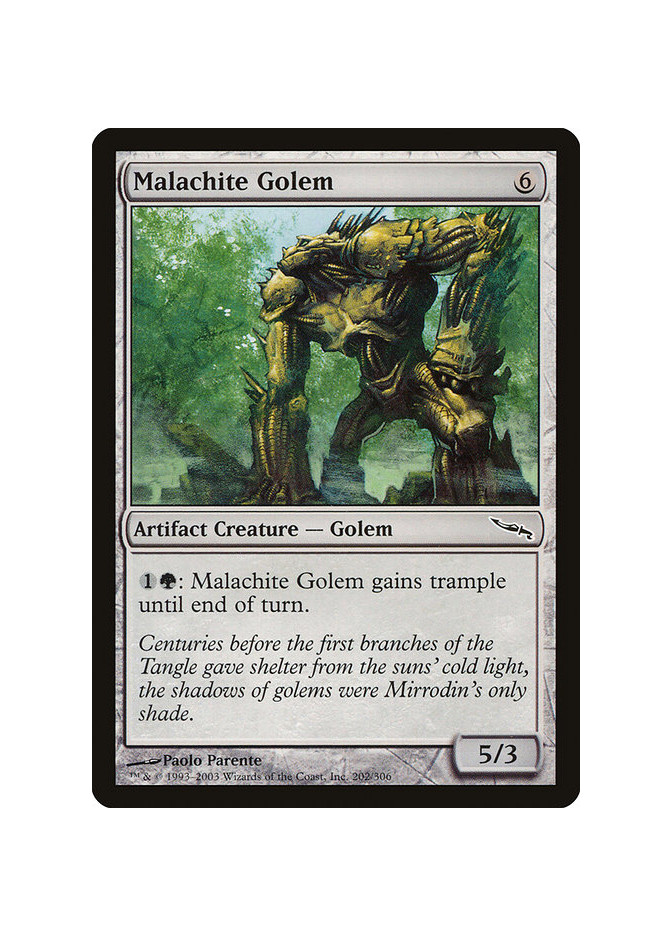 Malachite Golem - Foil