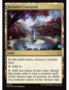 Secluded Courtyard - Foil