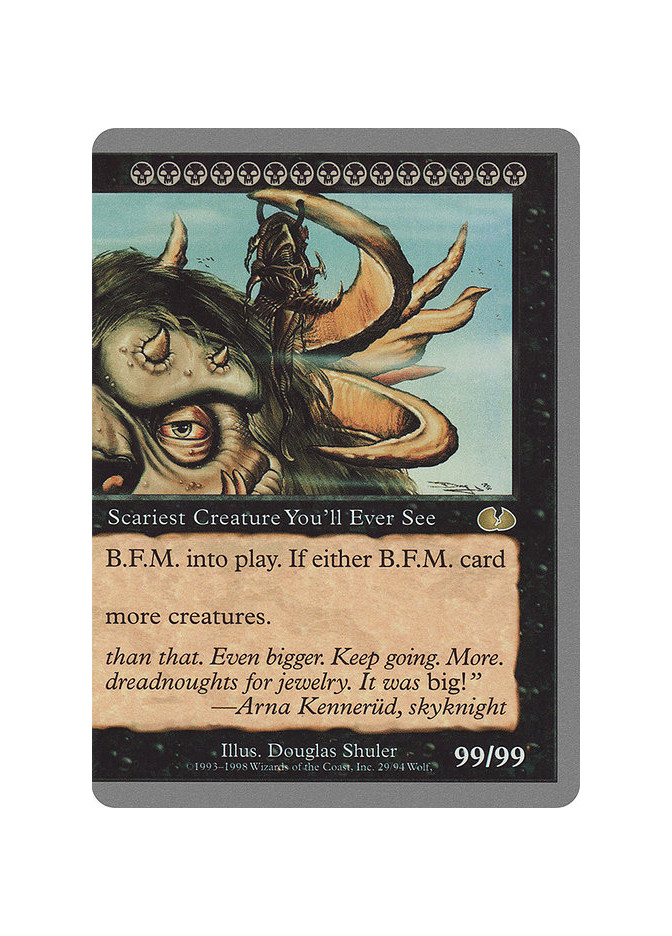 B.F.M. (Big Furry Monster)