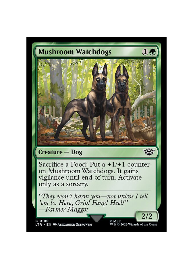 Mushroom Watchdogs - Foil