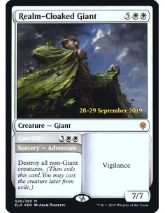 Realm-Cloaked Giant // Cast Off - Foil